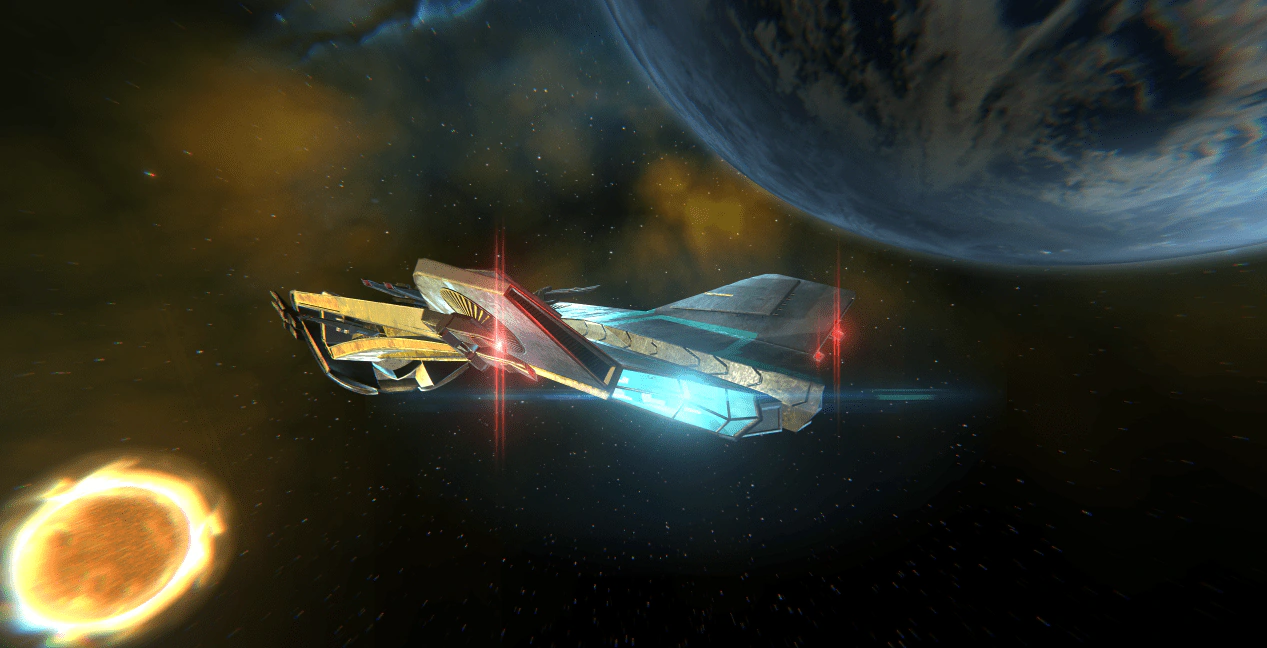 Official Mantis ship artwork from Star Trek Fleet Command