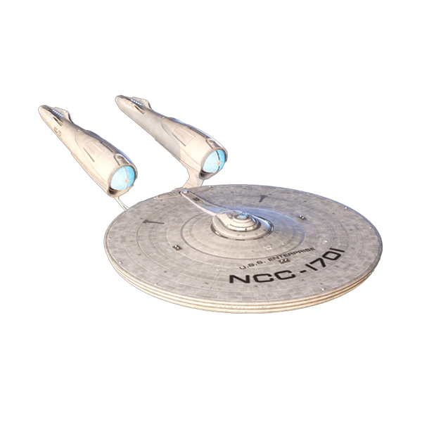 Official USS Enterprise ship artwork from Star Trek Fleet Command